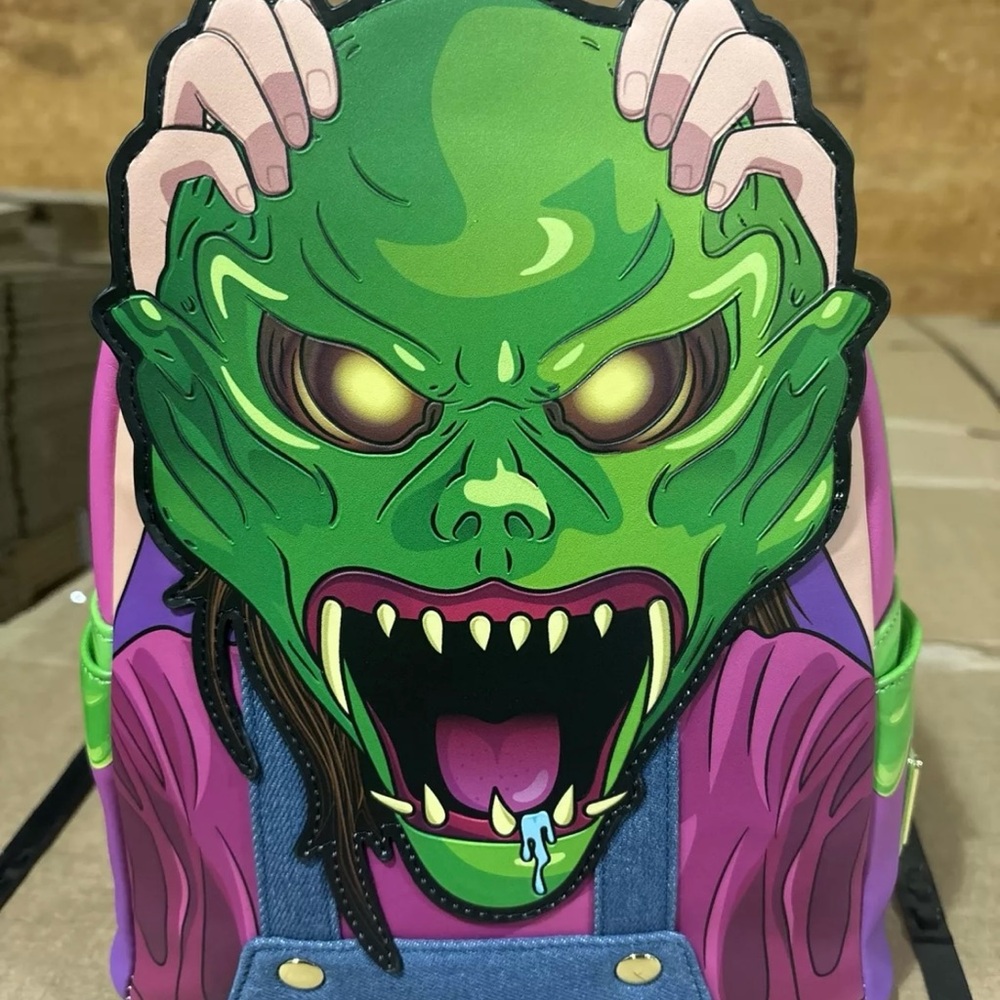 Unreleased Loungefly Goosebumps Haunted Mask Glow In The Dark Backpack